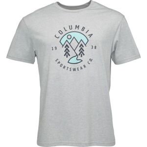 Columbia M RAPID RIDGE GRAPHIC TEE Férfi póló, szürke, méret