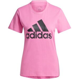 adidas LOUNGEWEAR ESSENTIALS LOGO Női póló, rózsaszín, méret