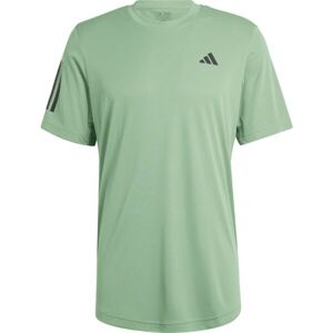 adidas CLUB 3-STRIPES TENNIS TEE Férfi póló sportoláshoz, zöld, méret