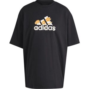 adidas FLOWER PACK BADGE OF SPORT TEE Női póló, fekete, méret