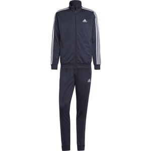 adidas BASIC 3-STRIPES TRICOT Férfi melegítő szett, sötétkék, méret