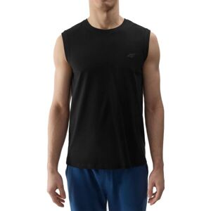 4F SLEEVELESS BASIC Férfi ujjatlan póló, fekete, méret