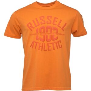 Russell Athletic T-SHIRT M Férfi póló, narancssárga, méret