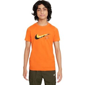 Nike SPORTSWEAR Fiú póló, narancssárga, méret