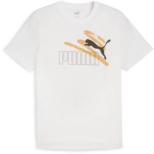 Puma ESSENTIALS + LOGO LAB SUMMER TEE Férfi póló, fehér, méret