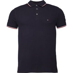 Tommy Hilfiger 1985 RWB TIPPED SLIM POLO Férfi póló, sötétkék, méret