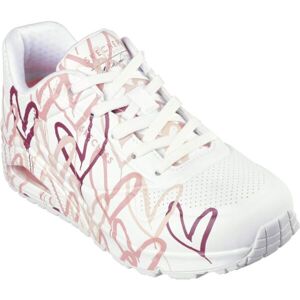 Skechers UNO - LOVING LOVE Női szabadidőcipő, fehér, méret