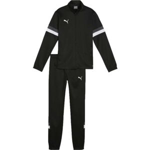 Puma TEAMRISE TRACKSUIT JR Gyerek melegítő szett, fekete, méret