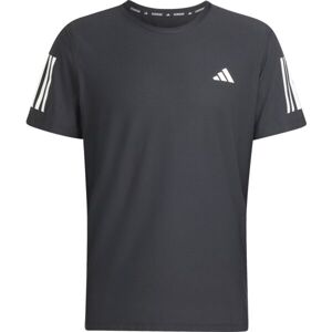 adidas OWN THE RUN TEE Férfi póló futáshoz, fekete, méret