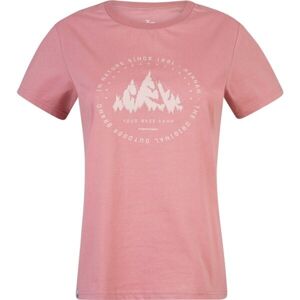 Hannah ARIA Női pamutpóló, rózsaszín, méret