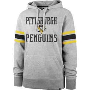 47 NHL PITTSBURGH PENGUINS DOUBLE BLOCK ’47 SLEEVE STRIPE HOOD Pulóver, szürke, méret