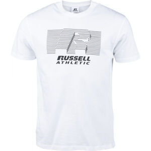 Russell Athletic STRIPED S/S TEE Férfi póló, fehér, méret