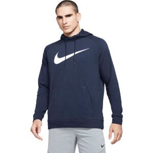 Nike DRY HOODIE PO SWOOSH M Férfi pulóver edzéshez, sötétkék, méret