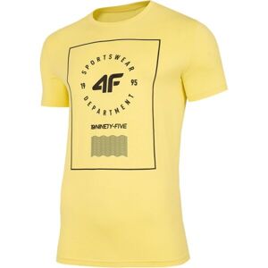 4F MEN'S T-SHIRT Férfi póló, sárga, méret