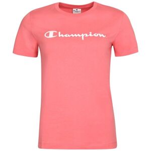 Champion CREWNECK T-SHIRT Női póló, rózsaszín, méret