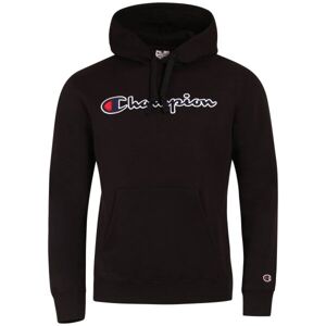 Champion HOODED SWEATSHIRT Férfi pulóver, fekete, méret