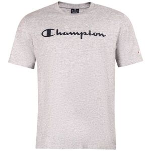 Champion CREWNECK LOGO T-SHIRT Férfi póló, szürke, méret