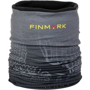 Finmark FSW-250 Gyerek multifunkcionális kendő fleece béléssel, sötétszürke, méret