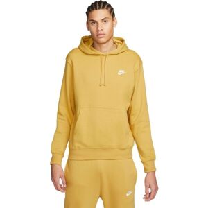 Nike SPORTSWEAR CLUB FLEECE Férfi pulóver, sárga, méret