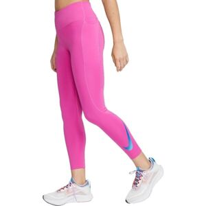 Nike NK DF FST SW HBR MR 7/8 TGHT Női legging, rózsaszín, méret