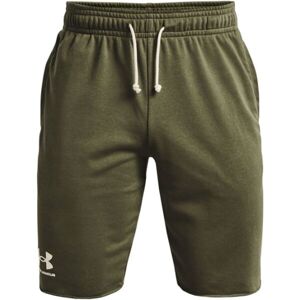 Under Armour RIVAL TERRY SHORT Férfi rövidnadrág, khaki, méret