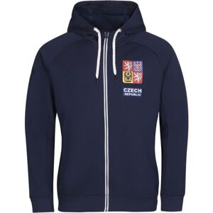 Střída CZECH HOODY Férfi pulóver, sötétkék, méret