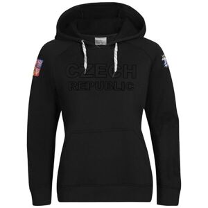 Střída CZECH HOODY Női pulóver, fekete, méret