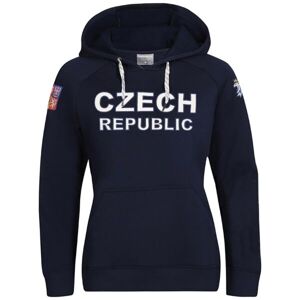 Střída CZECH HOODY Női pulóver, sötétkék, méret