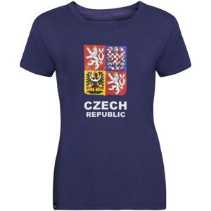 Střída CZECH T-SHIRT Női póló, sötétkék, méret