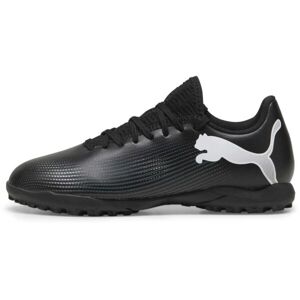 Puma FUTURE 7 PLAY TT JR Gyerek turf futballcipő, fekete, méret 31