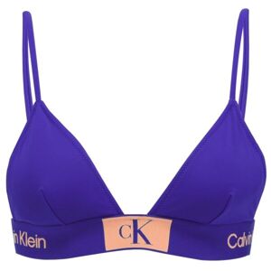 Calvin Klein FIXED TRIANGLE-RP Női fürdőruha felső, kék, méret