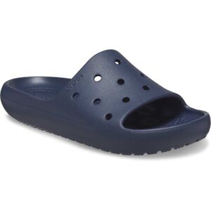 Crocs CLASSIC SLIDE V2 Uniszex papucs, sötétkék, méret 46/47