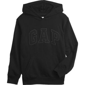 GAP FRENCH TERRY LOGO Fiú pulóver, fekete, méret