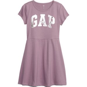 GAP SHORT SLEEVE LOGO Lány ruha, lila, méret