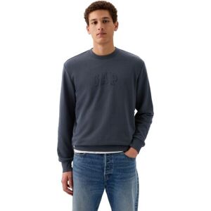 GAP LOGO CREWNECK Férfi pulóver, sötétkék, méret