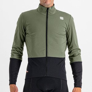 SPORTFUL Kerékpáros szélálló dzseki - TOTAL COMFORT - zöld/fekete