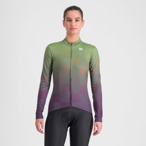 SPORTFUL Hosszú ujjú kerékpáros mez - ROCKET THERMAL - zöld