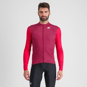 SPORTFUL Hosszú ujjú kerékpáros mez - CHECKMATE THERMAL - piros