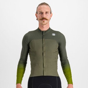 SPORTFUL Hosszú ujjú kerékpáros mez - BODYFIT PRO - zöld