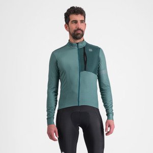 SPORTFUL Hosszú ujjú kerékpáros mez - SUPERGIARA THERMAL - zöld