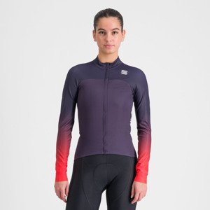 SPORTFUL Hosszú ujjú kerékpáros mez - BODYFIT PRO THERMAL - piros/kék