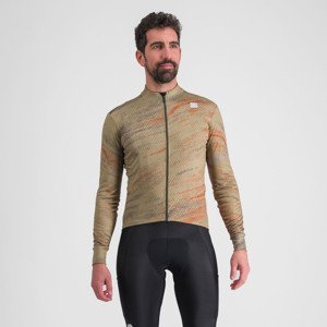 SPORTFUL Hosszú ujjú kerékpáros mez - CLIFF SUPERGIARA THERMAL - bézs