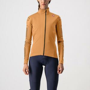 CASTELLI Kerékpáros dzseki béléssel - TRANSITION - narancssárga
