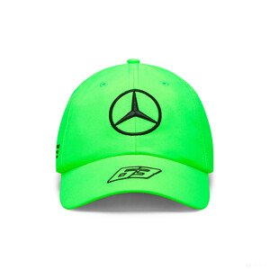 Mercedes baseball sapka, George Russell, neon zöld, 2023