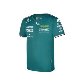 Aston Martin környakú póló, Fernando Alonso, zöld, 2023