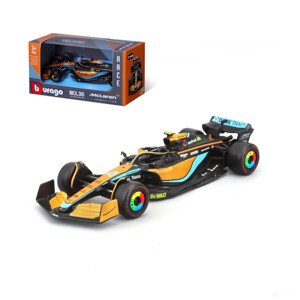 McLaren F1 Model car, Bburago, F1 MCL36, Lando Norris #4, orange, 1:43 scale, 2022