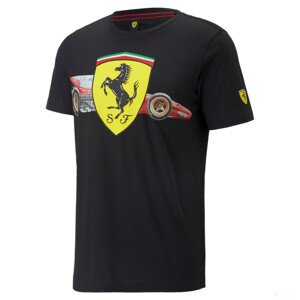 Ferrari Race Heritage Big Shield Póló Puma Fekete 2022