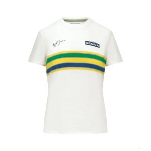 Ayrton Senna Womens Stripe Póló 2022