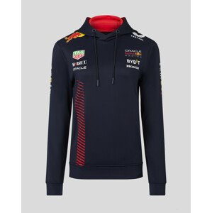 Red Bull Racing kapucnis pulóver, csapat, női, kék, 2023